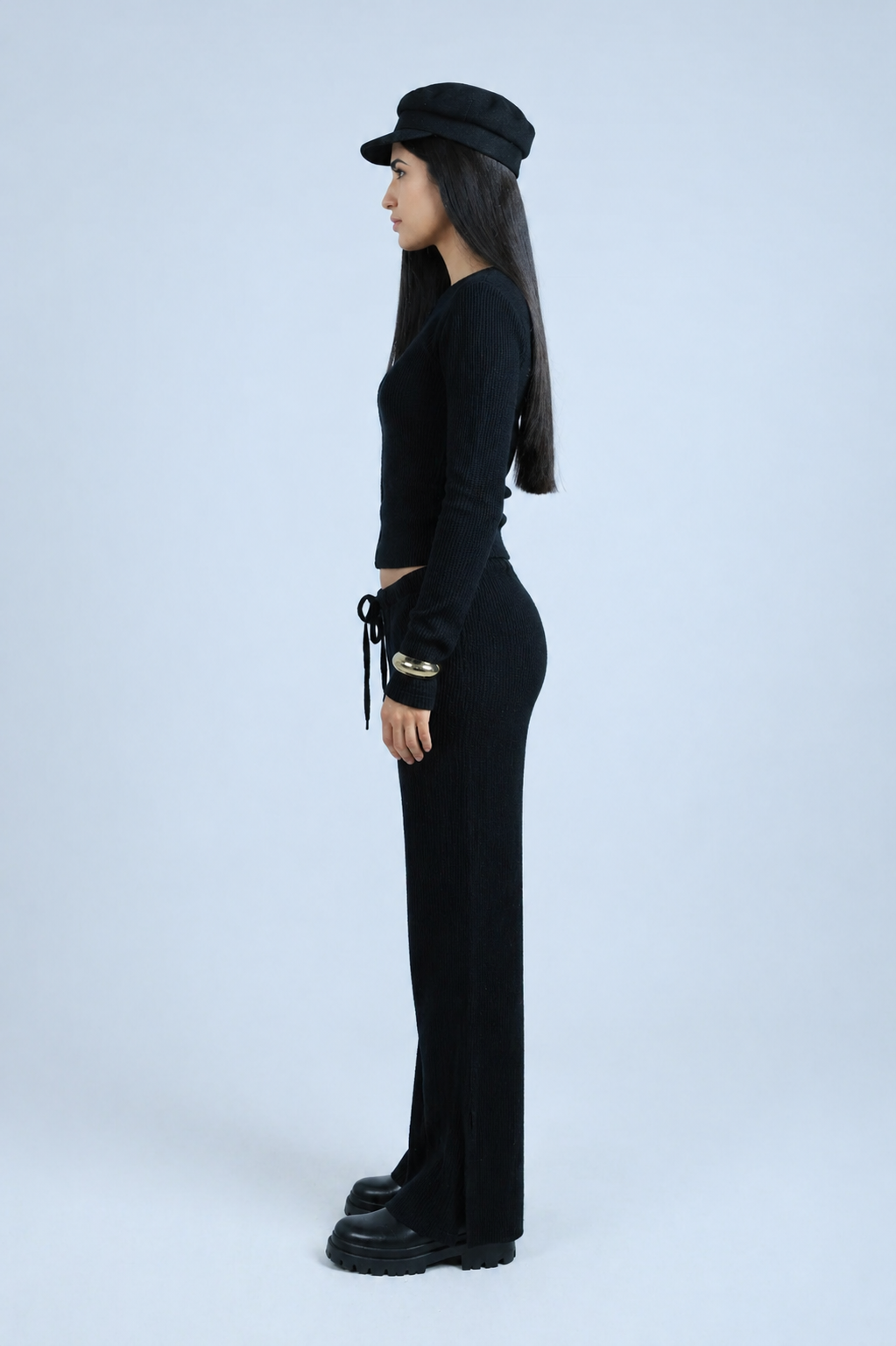 ENSEMBLE NOIR EN TRICOT