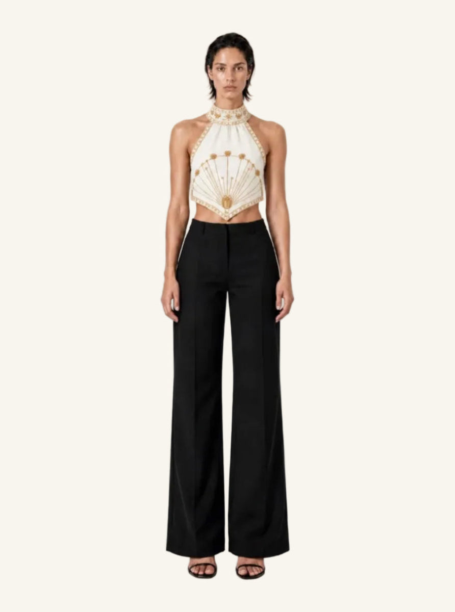 DUAT — Gold Lotus Halter