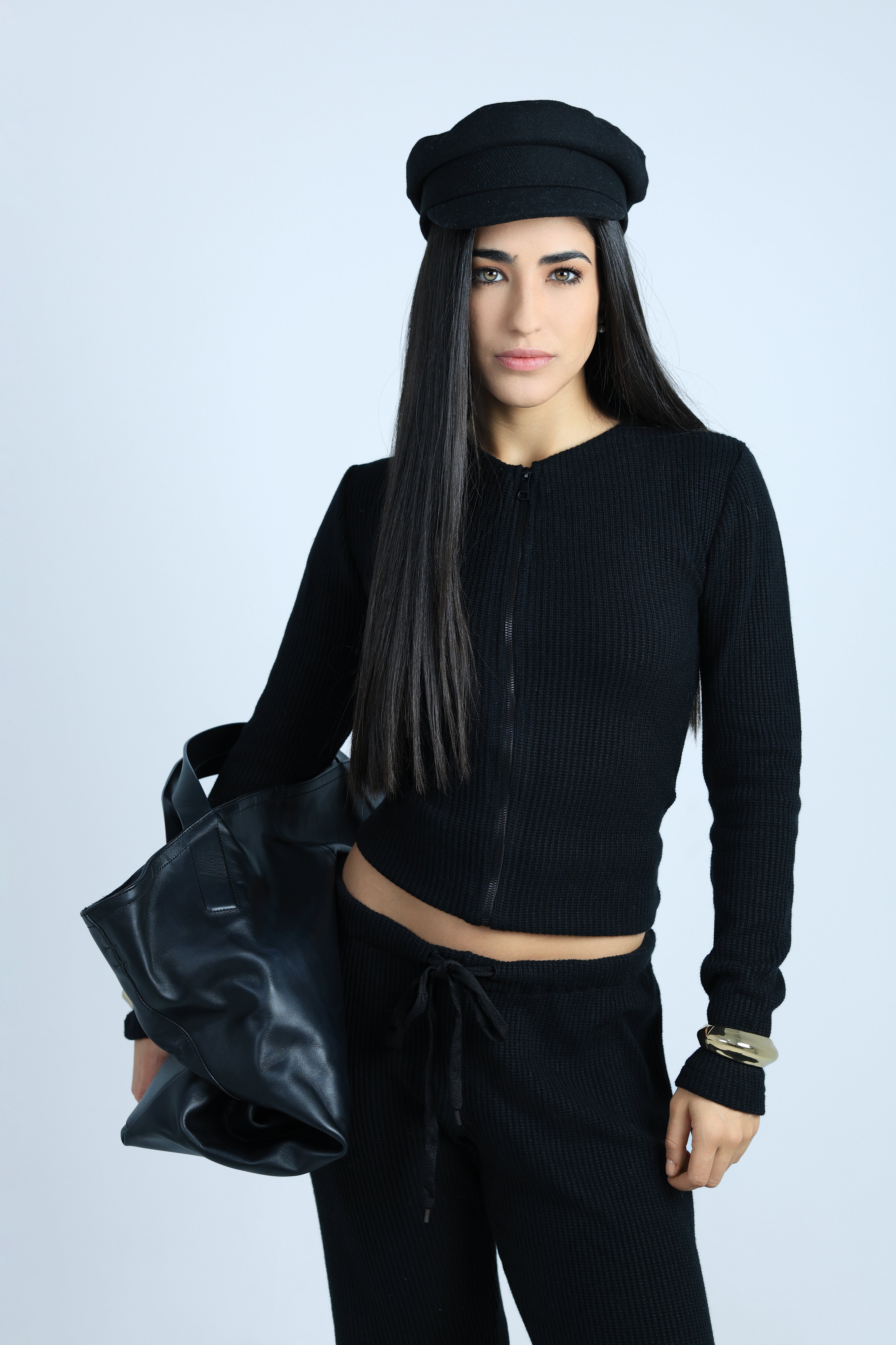 ENSEMBLE NOIR EN TRICOT