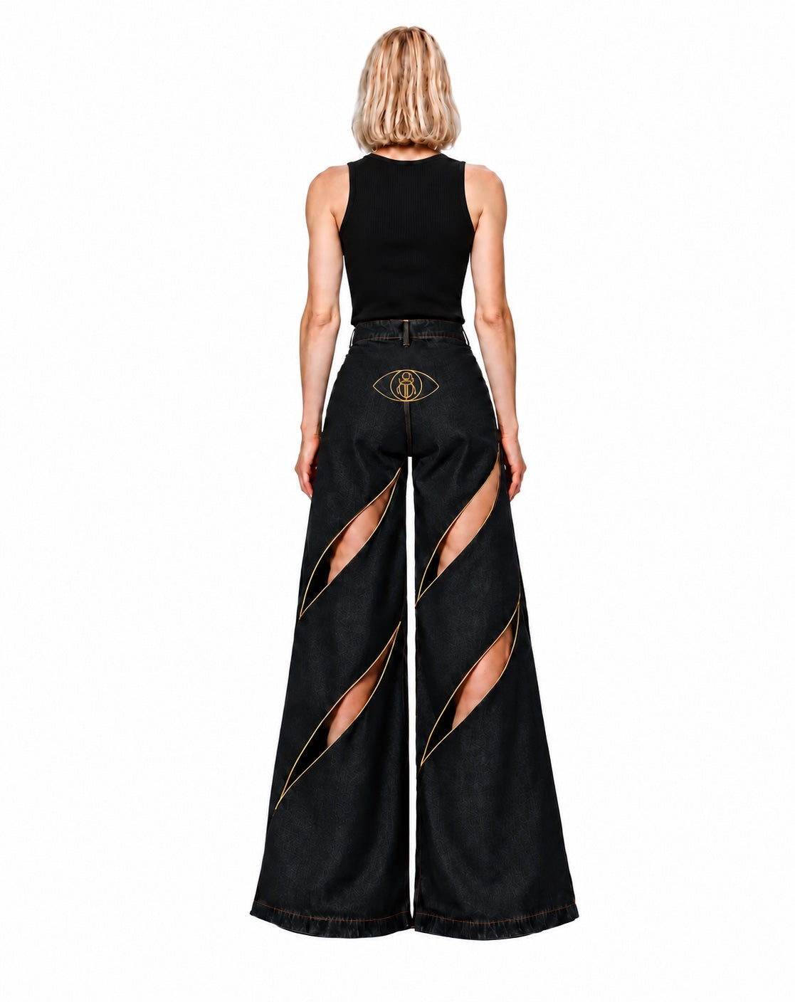 MAAT — Cut-Out Denim Trouser